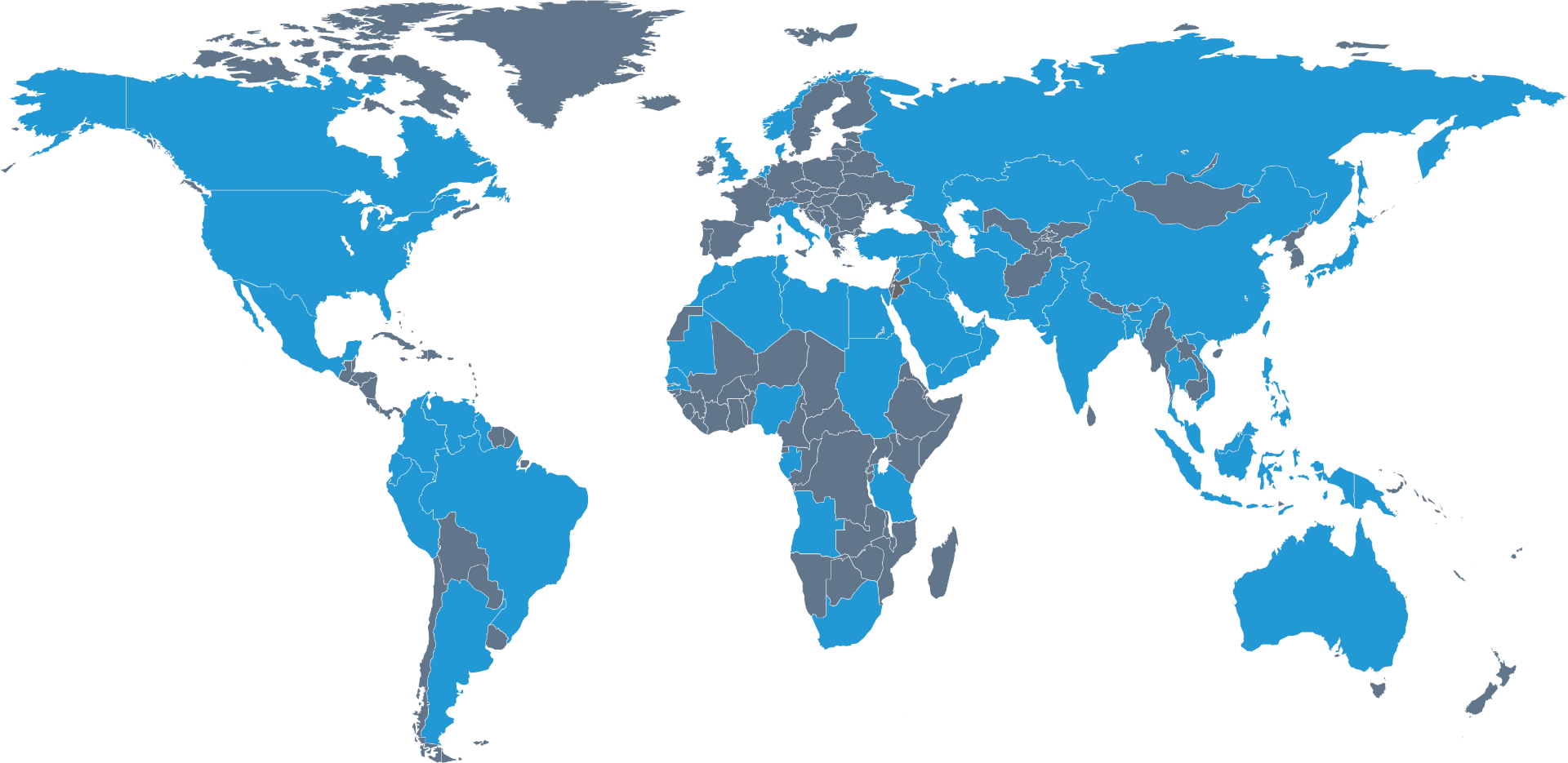 Global presence map